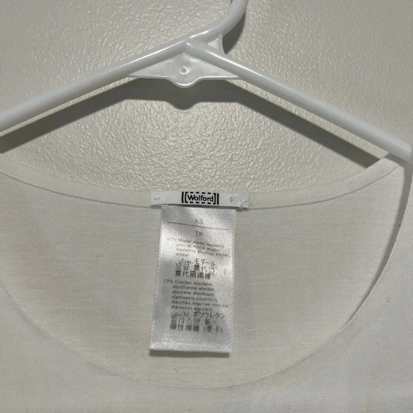 Wolford Men's White Pure Tank Top Modal Elastane Size XS - Picture 5 of 8